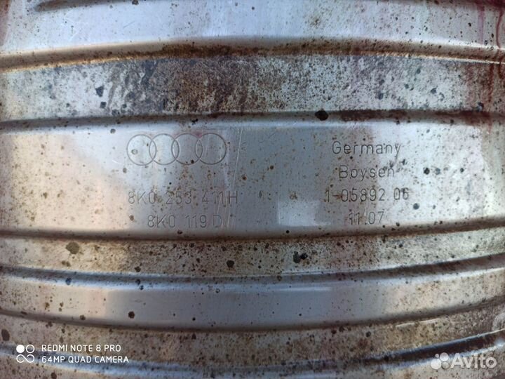 Выхлопная система Audi s4 b8 333 л.с