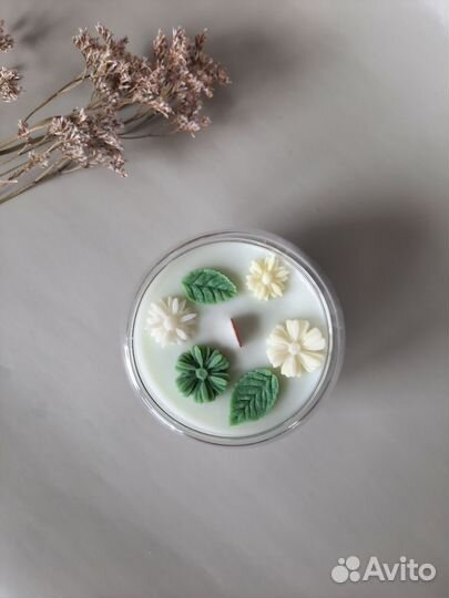 Ароматическая свеча ручной работы