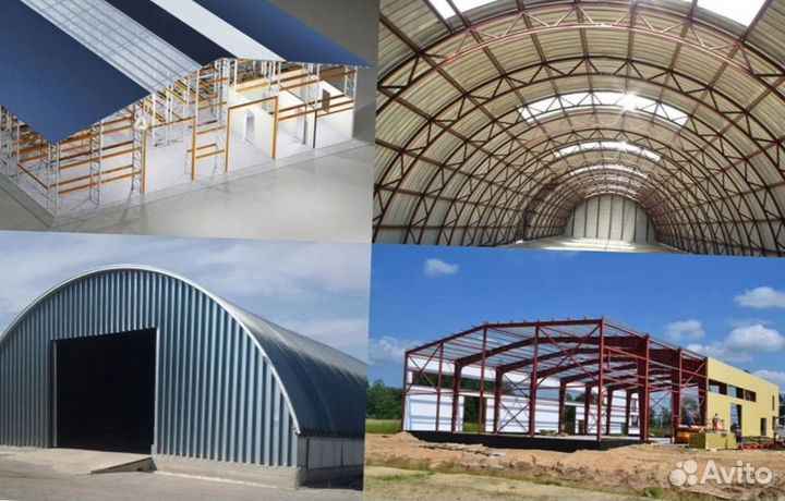 Теплый ангар из панелей