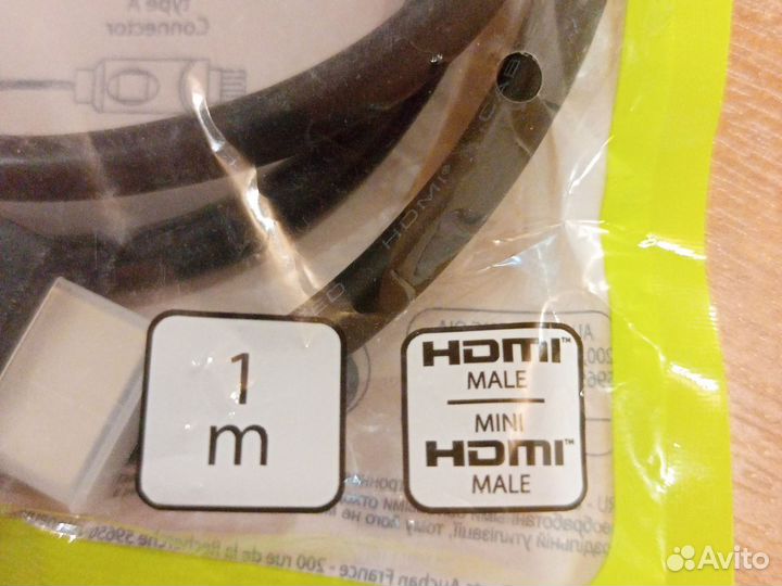 Кабель hdmi-mini hdmi