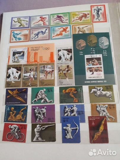 Альбом с марками. Всего 24 страницы