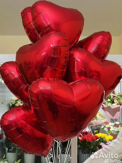 Воздушные шары с гелием/ надуть шары