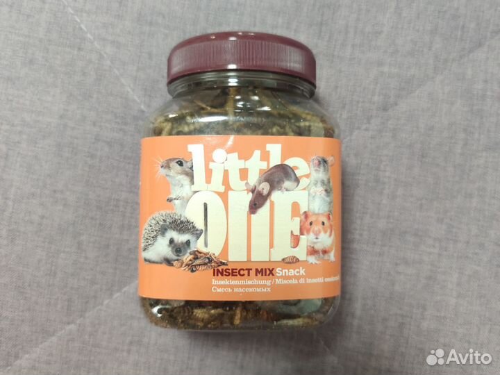 Мучной червь Little One. Лакомство для грызунов