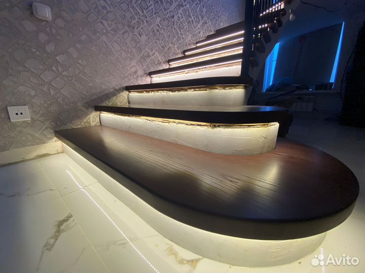 Подсветка лестницы. Умный свет