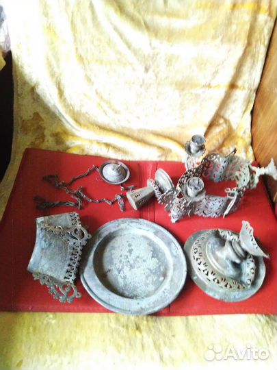 Старинные лампады бронза