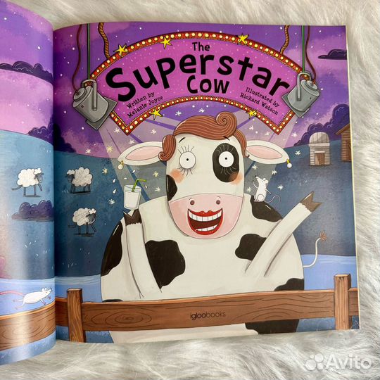 Книга на английском The Superstar Cow