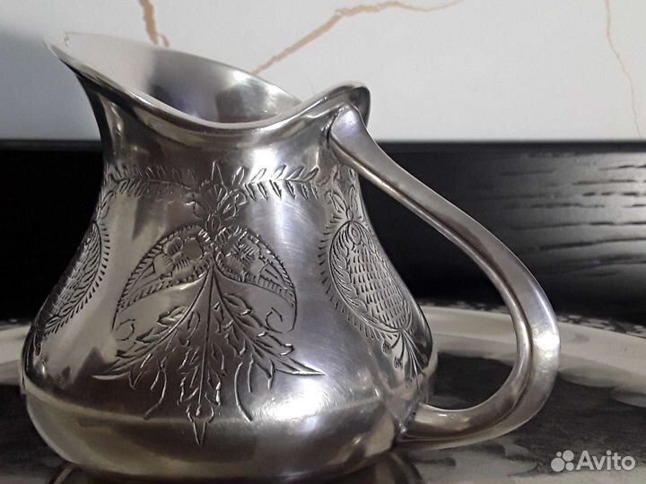 Роскошный чайный сервиз латунь