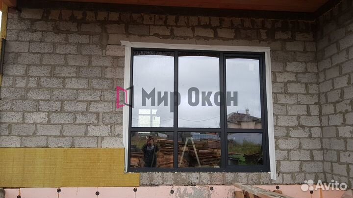Установка окон в коттеджи, квартиры