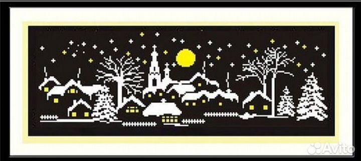 Схемы для вышивания крестом Деревянное зодчество