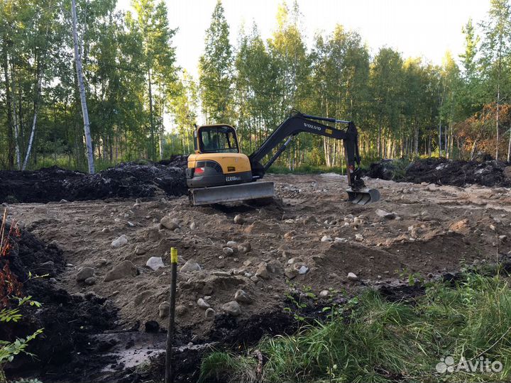 Мини экскаватор, Экскаватор