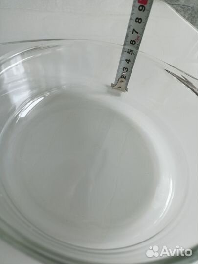 Форма стеклянная для выпечки. Круглая. D 17см