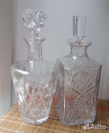 Штофы и графины СССР хрусталь