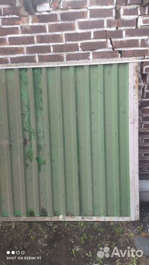 Ворота распашные с калиткой