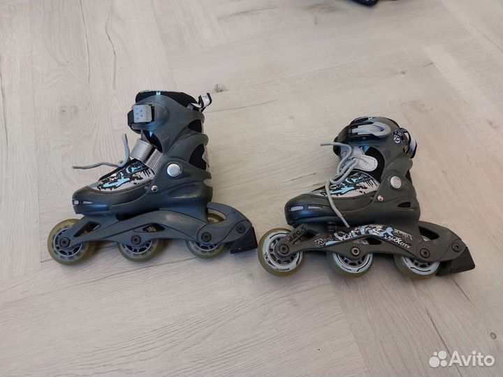 Роликовые коньки детские раздвижные
