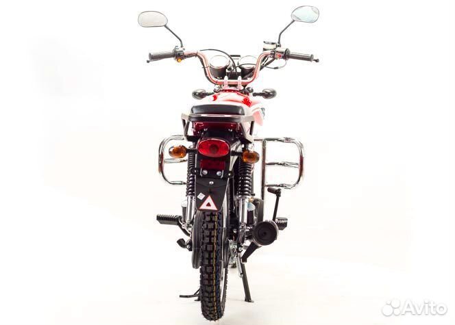 Мотоцикл мопед Motoland Альфа RX 125 красный