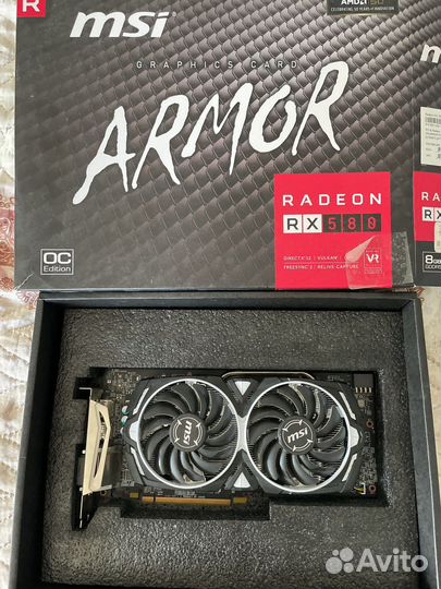 Видеокарта amd rx 580 8gb