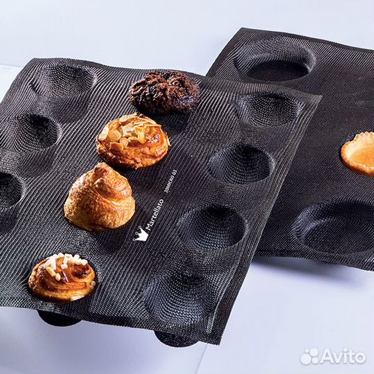 Форма кондитерская перфорир. «Круг» 12 шт на листе30х40см2 шт Martellato