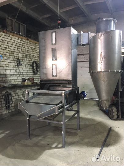 Колонна охлаждения гранул