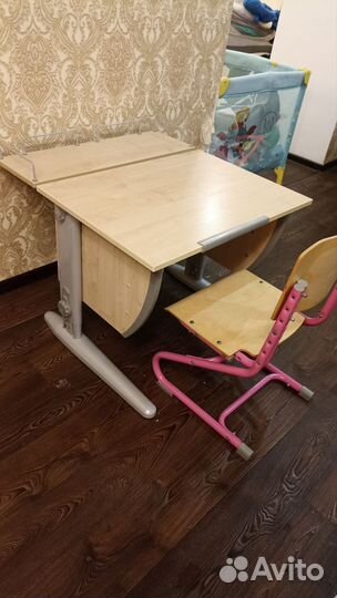 Растущая парта со стулом