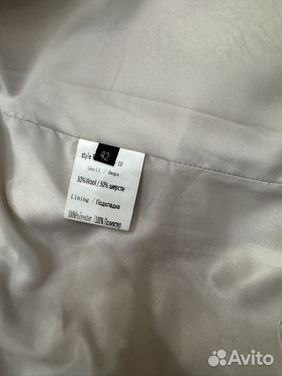 Шуба из овечьей шерсти 42