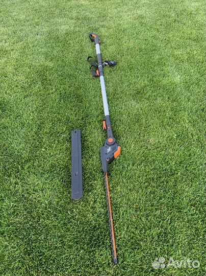 Аккумуляторный кусторез worx комплект