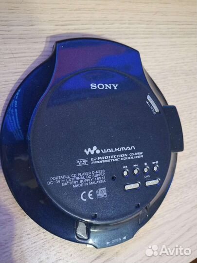 Cd плеер sony walkman d-ne20