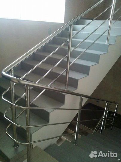 Перила из нержавеющей стали, пвх, стекло