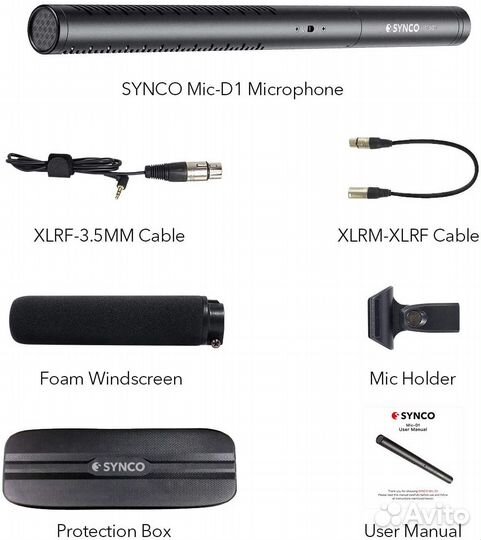 Накамерный микрофон Synco Mic-D1