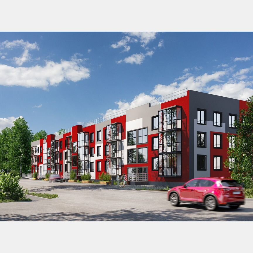 2-к. квартира, 63,1 м², 1/3 эт.