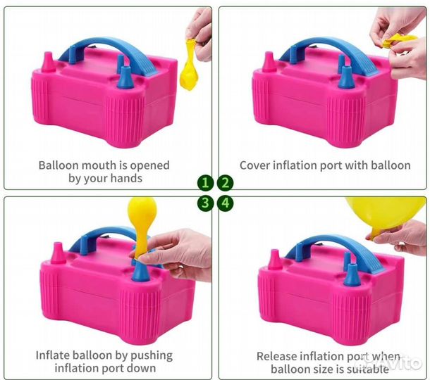 Компрессор (насос) для воздушных шаров