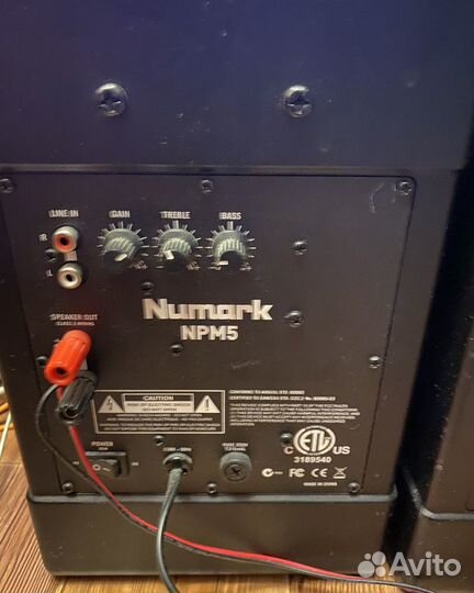 Колонки судийные мониторы Numark npm5