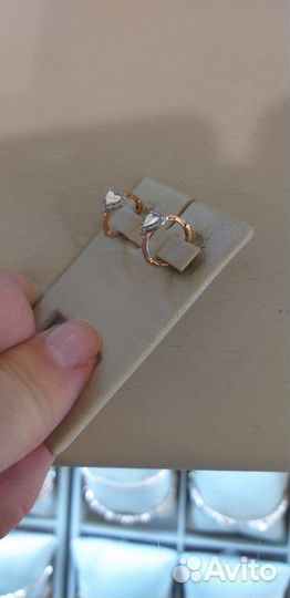 Золотые серьги