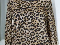 Блузка женская размер леопардовый принт 44