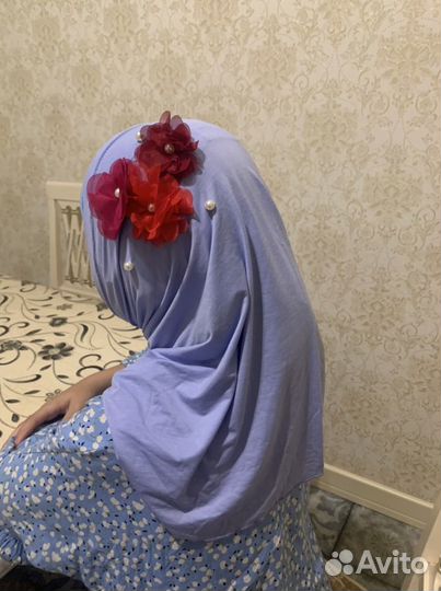 Хиджабы с декором для маленьких мусульманок