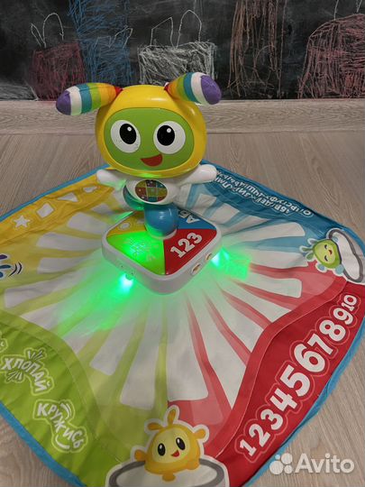 Танцевальный коврик fisher price Робот Бибо