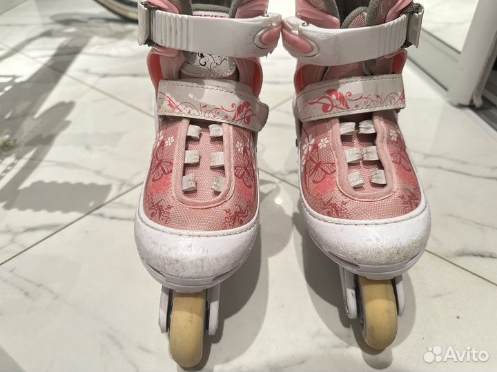 Ролики детские Kreiss 26-29 р-р розовые