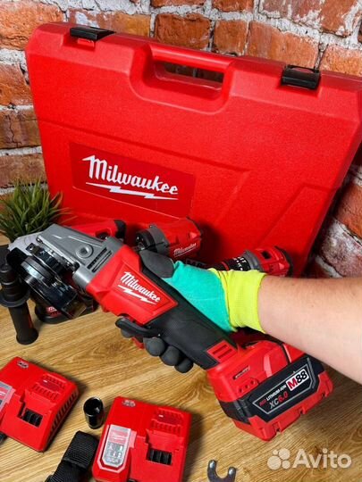 Milwaukee 4 в 1 безщеточный новый 18в