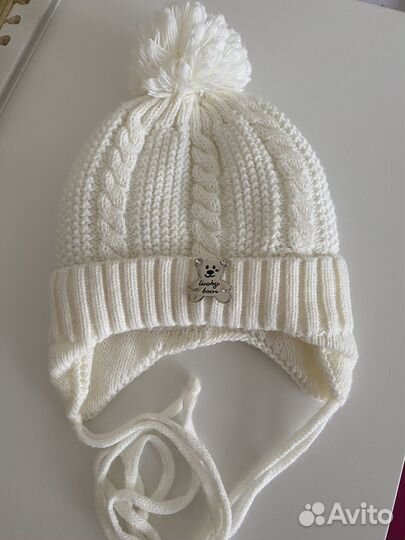 Шапка для новорожденного 0 3 месяца