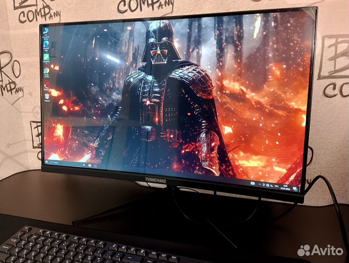 Игровой монитор с изогнутым экраном 27 новый