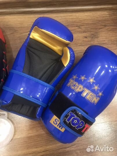 Форма для тхэквондо 150, лапы, перчатки, капы