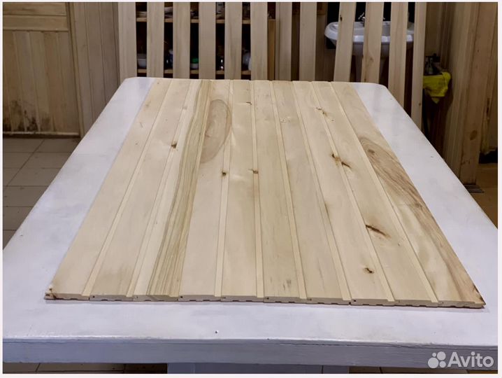 Вагонка липа для балкона, сорт AB