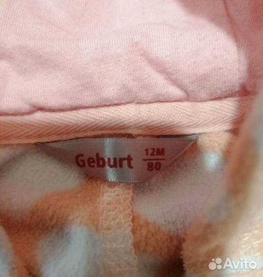 Комбинезон флисовый 80