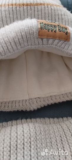 Комплект шапка и снуд зима, новый