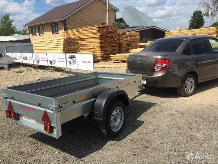 Бюджетный бортовой прицеп 817700.002. Рассрочка