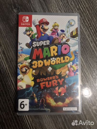 Картридж super mario 3D world switch