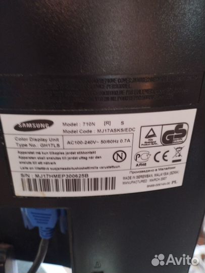Монитор samsung 17