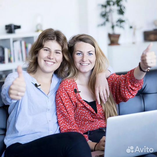 Микрофон петличный двойной boya BY-M1DM