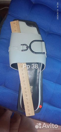 Сабо женские кожаные