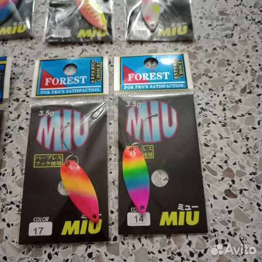 Форелевые блесна MIU