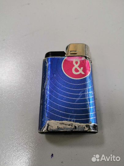 Зажигалка газовая, кремний на месте